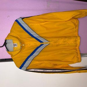 VS Pink perfect full zip yellow bling track anorak